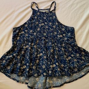 Blue American Eagle Tank Top